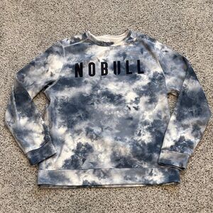 NOBULL tie dye crewneck sweatshirt, men’s large